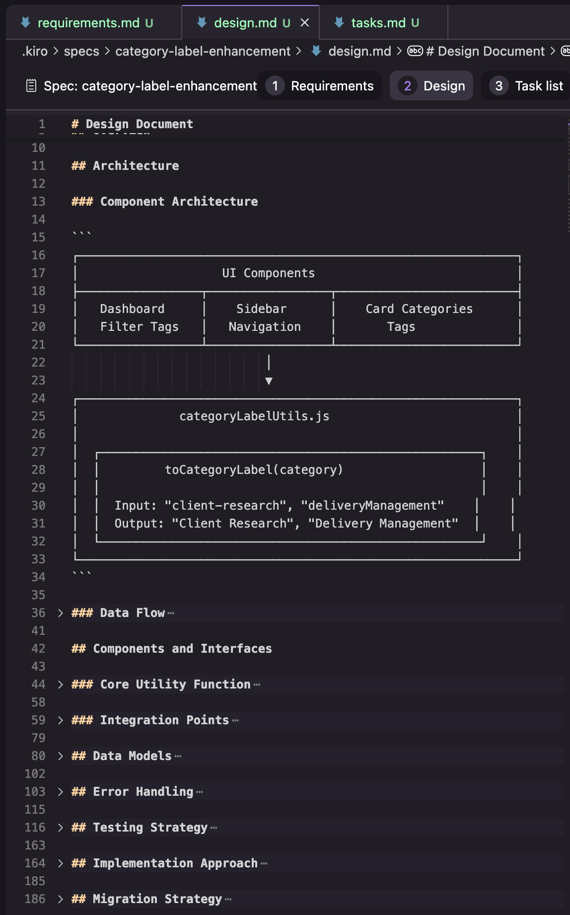 Kiro Design Example