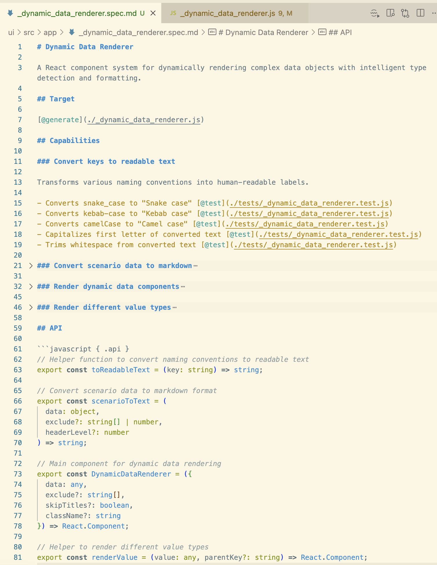 SDD Tessl Spec Example